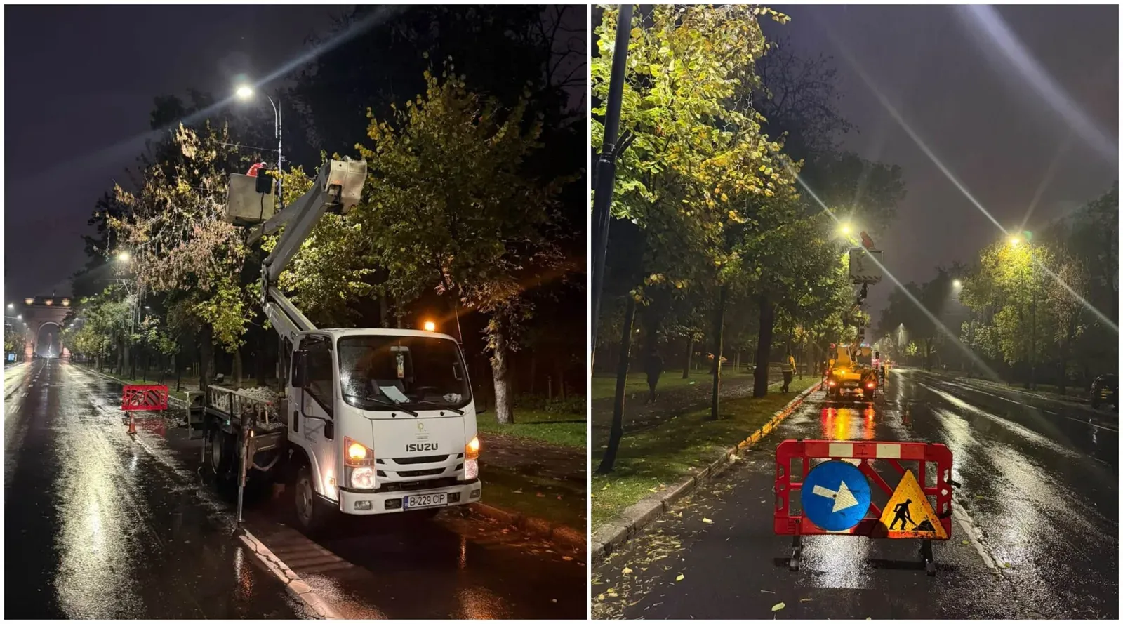 Pregătiri pentru iluminatul festiv în București: șase milioane de beculețe vor fi aprinse la sfârșitul lunii noiembrie