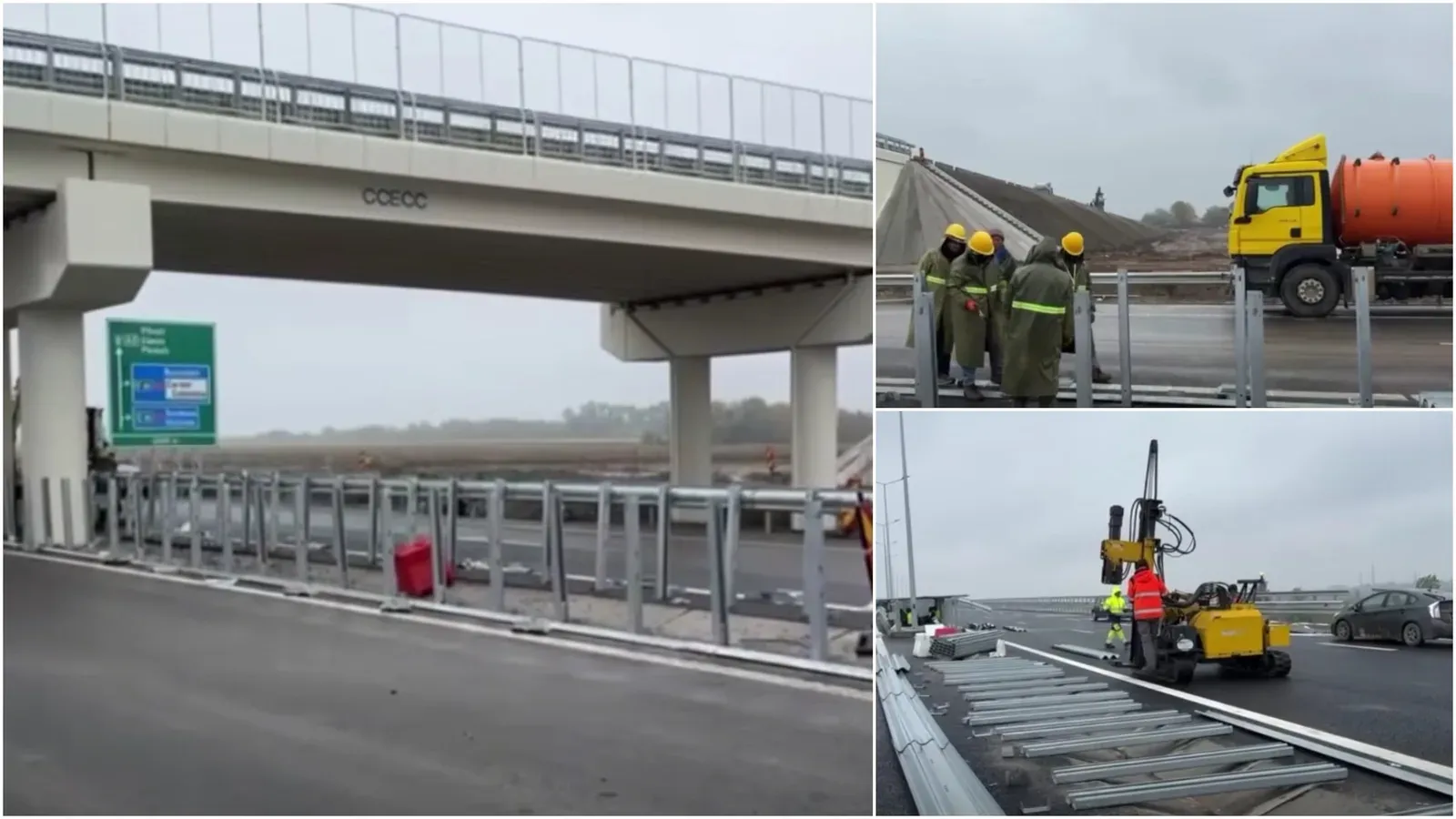 Lucrările pe Lotul 3 din A0 Nord continuă: noi intervenții înainte de posibila deschidere a traficului