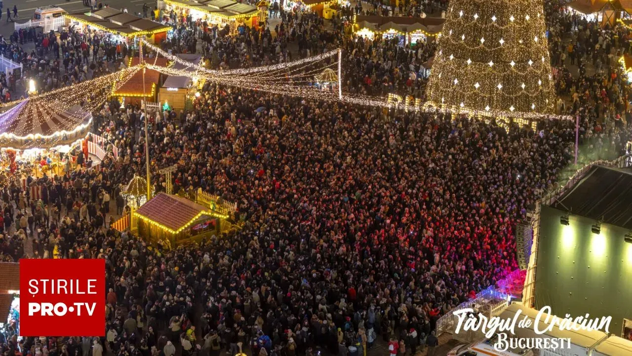 Pregătiri pentru Târgul de Crăciun din Piața Constituției: când se deschide și ce restricții rutiere se aplică