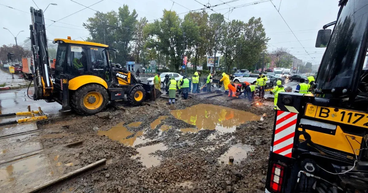 Lucrări la intersecția Calea Rahovei - Șoseaua Progresul: trasee modificate pentru mai multe tramvaie